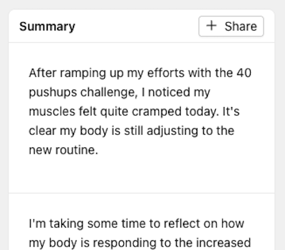 Flexible Summary